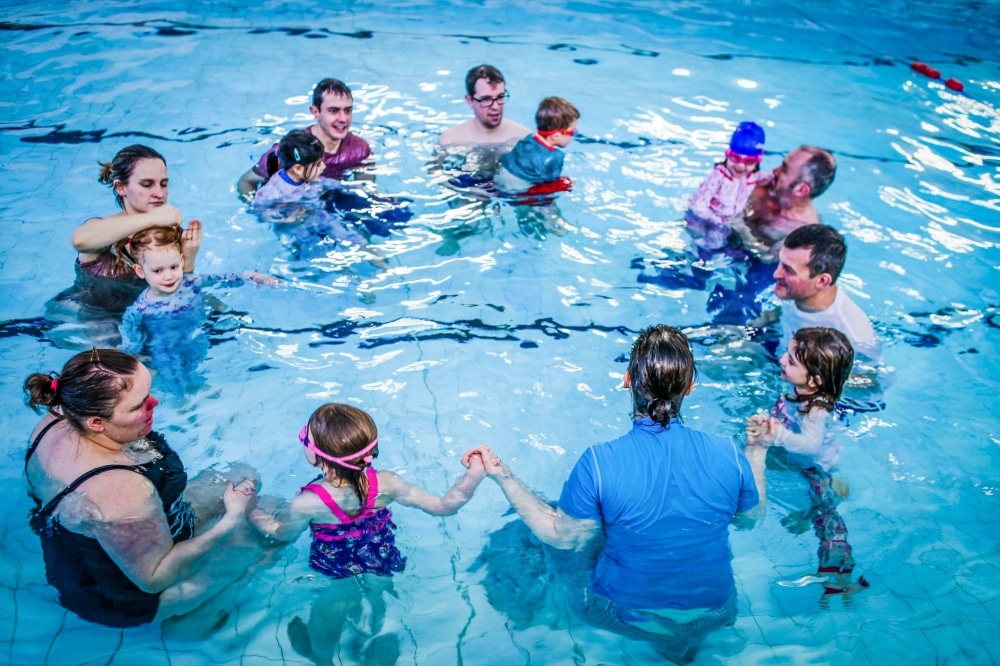 Young swimmers learn vital skills while raising funds for Demelza